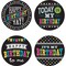 Chalkboard Brights Happy Birthday Wear 'Em Badges, Pack of 32